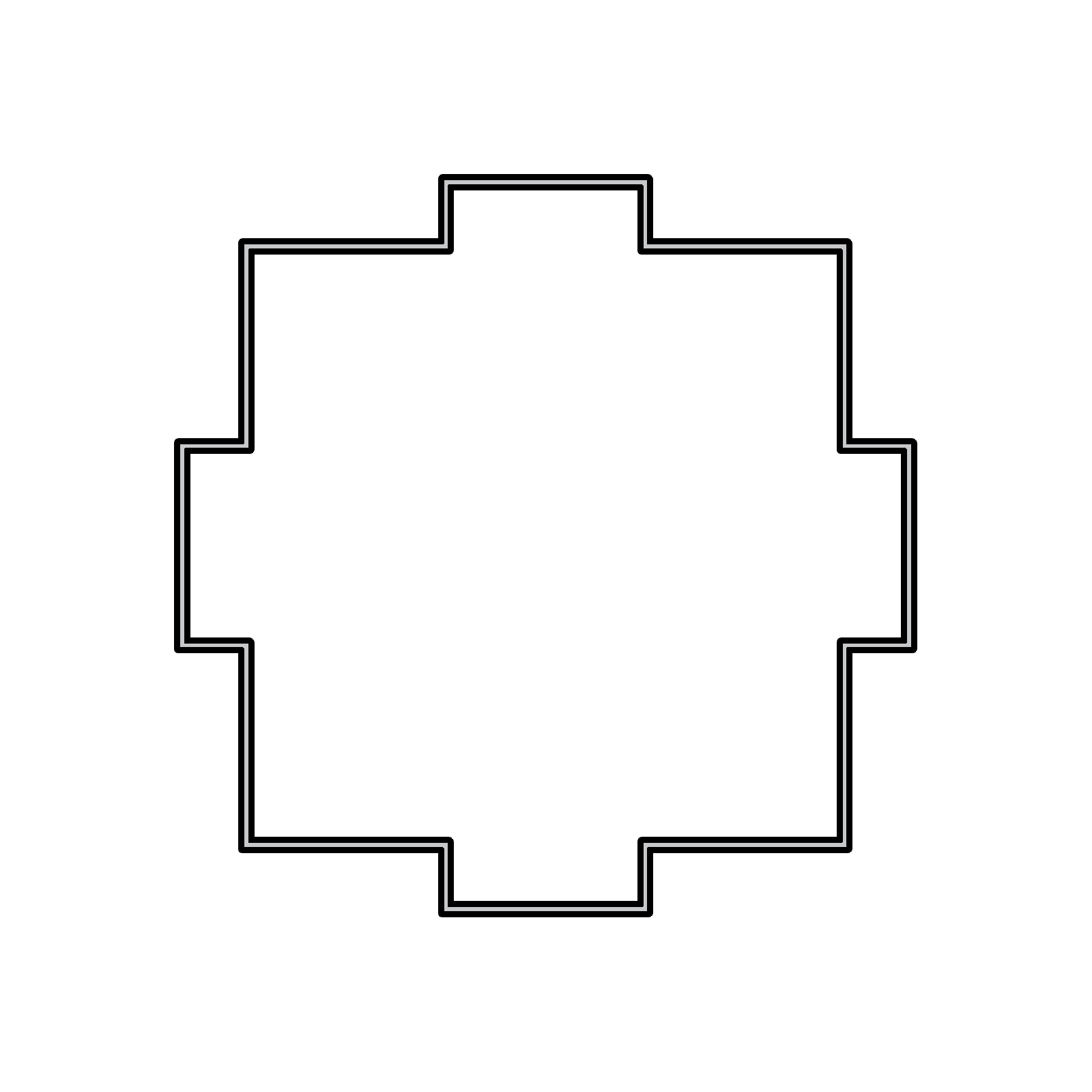 4WCP - 4 Way Corner Post Profile